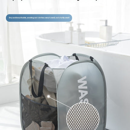 FoldEase™ Pop-Up Mesh Laundry Basket