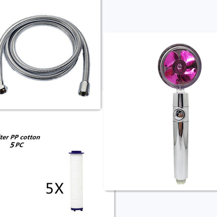 High Pressure Handheld Shower Head with Stop Button