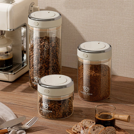 Vacuum Sealed Coffee Bean Storage Jar Container