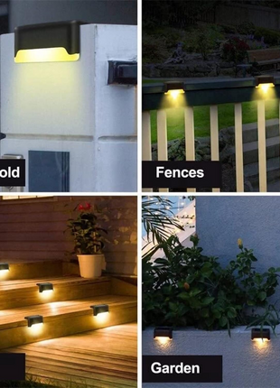 Cordless Solar LED Wall Lights