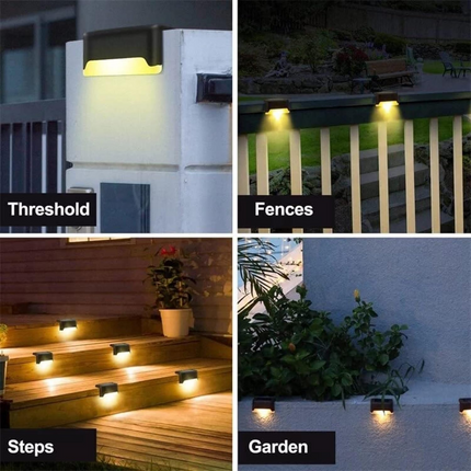 Cordless Solar LED Wall Lights