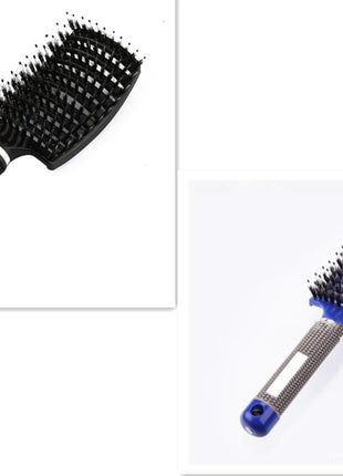 Hairbrush Anti Klit Brushy Haarborstel Women Detangler Hair Brush Bristle Nylon Scalp Massage  Teaser Hair Brush Comb