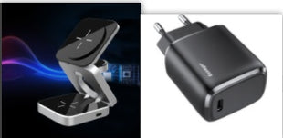 Magnetic 3-in-1 Wireless Charging Station – Foldable Charger