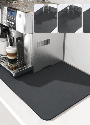 Skin Drain Pad Rubber Dish Drying Mat Super Absorbent Drainer Mats Tableware Bottle Rugs Kitchen Dinnerware Placemat
