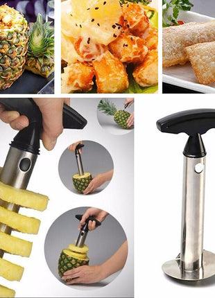 Stainless Steel Pineapple Peeler, Corer & Pulp Separator
