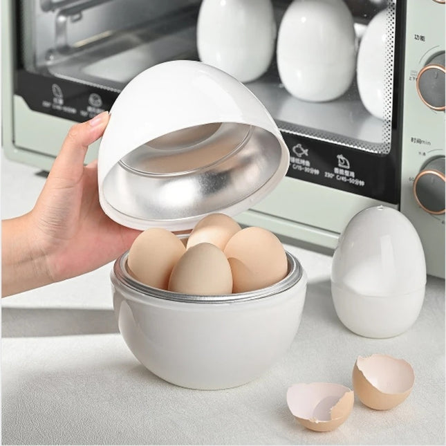 Microwave Egg Boiler for 4 Eggs – Quick & Easy Egg