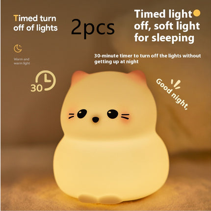 Colorful Timing Atmosphere Silicone Light - USB Rechargeable LED