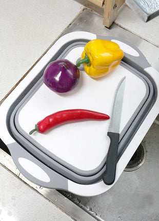 Folding Vegetable Board Household  Multifunctional Anvil Board Washing Basket