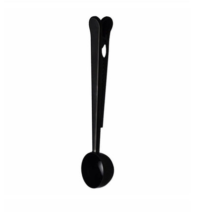 Coffee Scoop with Bag Clip – 2‑in‑1 Stainless Steel Spoon