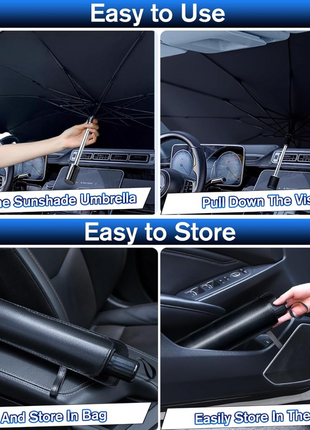Foldable & UV Protection Car Windshield Sunshade
