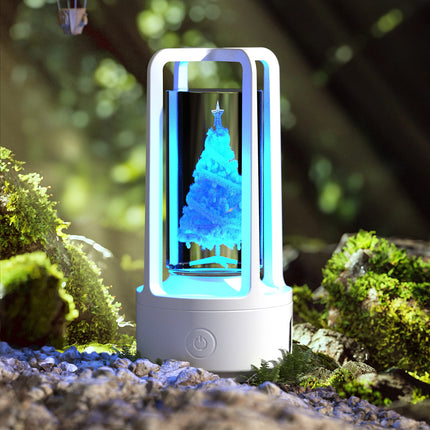2-in-1 Acrylic Crystal Lamp with Bluetooth Speaker