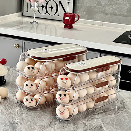 SmartRoll™ Multi-Layer Egg Organizer Box