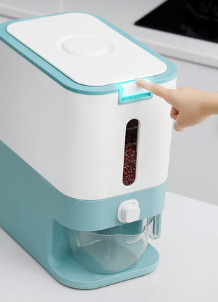 Kitchen Intelligent Metering 12kg Automatic Rice Bucket
