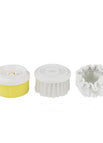 Three brush heads