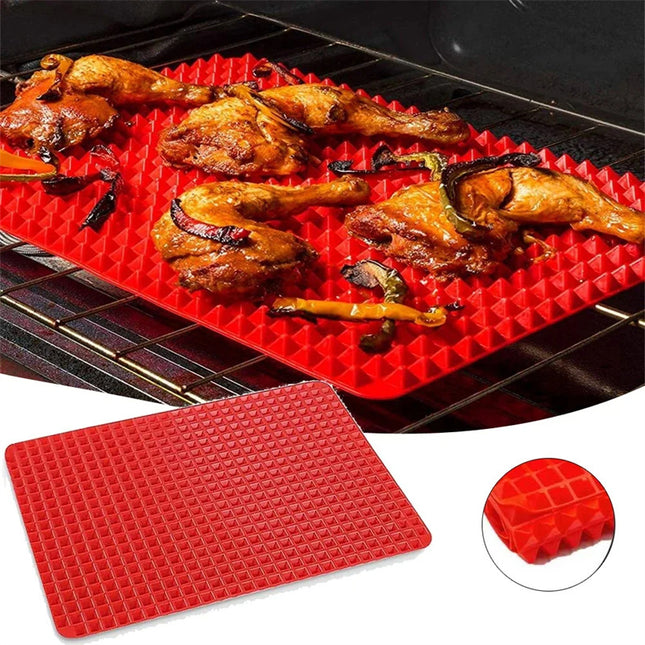 Non-Stick Silicone Pyramid Cooking Mat Baking Mat