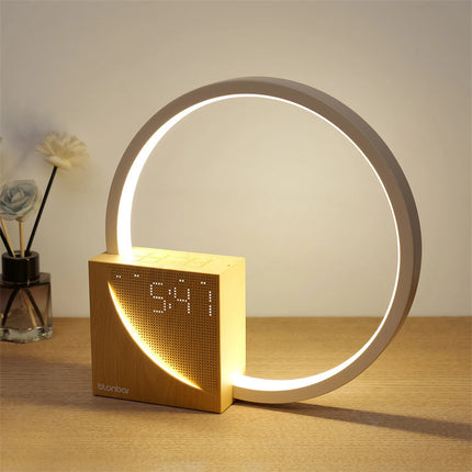 Touch Bedside Lamp with Natural Sounds & Alarm Clock