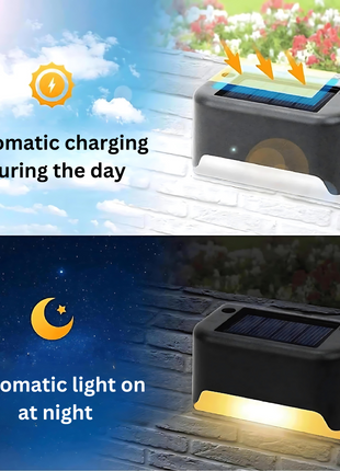 Cordless Solar LED Wall Lights