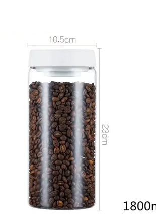 Vacuum Sealed Glass Storage Jar Set