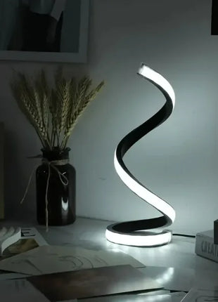 LED Spiral Table Lamp - Touch