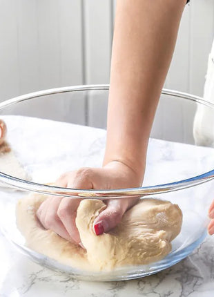 Transparent Glass Large Salad Bowl – Elegant & Versatile Dining