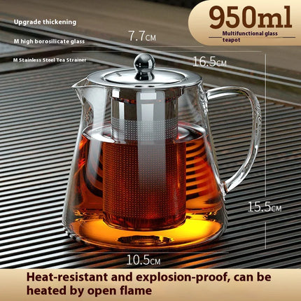 Heat-Resistant Glass Teapot Set