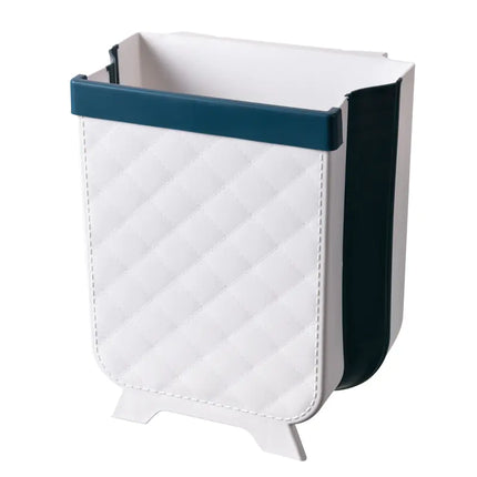 Foldable Wall-Mounted Kitchen Trash Bin for Home Use