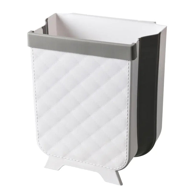 Foldable Wall-Mounted Kitchen Trash Bin for Home Use