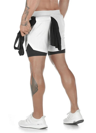 Men Workout Training Gym Fitness Shorts