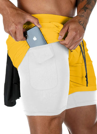 Men Workout Training Gym Fitness Shorts