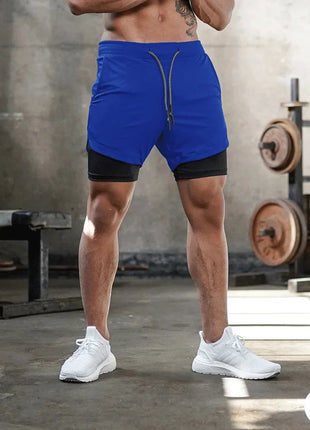 Men Workout Training Gym Fitness Shorts