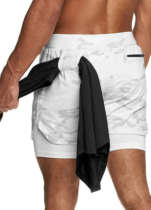 Men Workout Training Gym Fitness Shorts