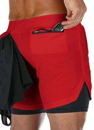 Men Workout Training Gym Fitness Shorts