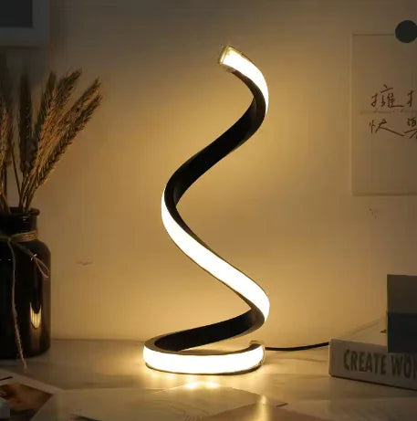 LED Spiral Table Lamp - Touch