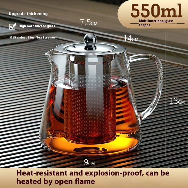 Heat-Resistant Glass Teapot Set