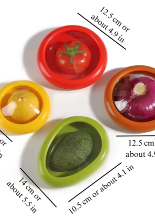 Reusable Food Savers – Colorful Silicone Covers