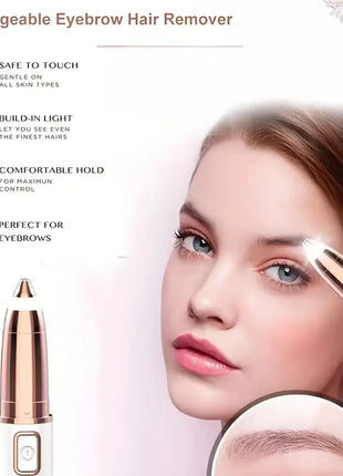 Rechargeable Painless Eyebrow Hair Remover Tool