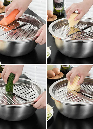 Stainless Steel Multi-functional Slicer Set