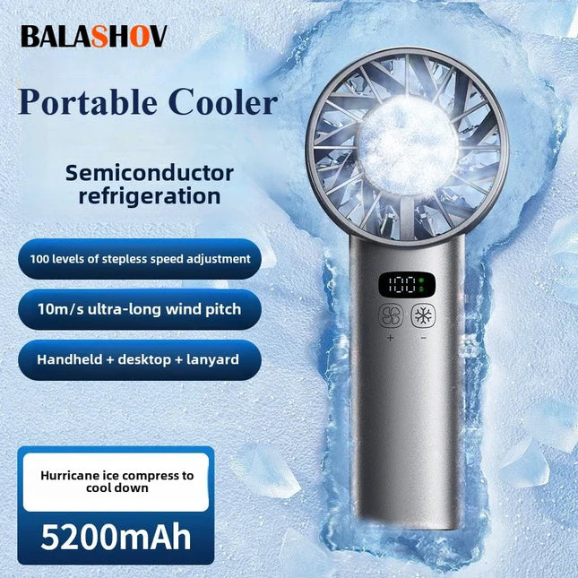 Portable USB Rechargeable Handheld Fan — Premium Quality