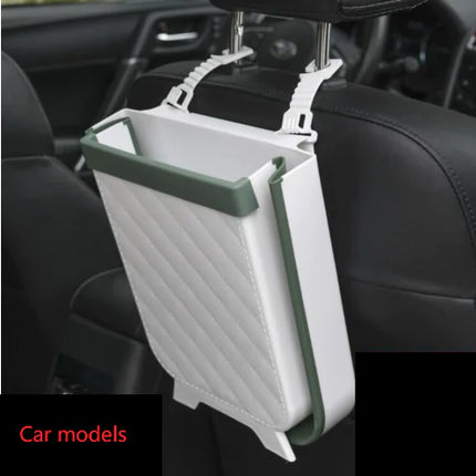 Foldable Wall-Mounted Kitchen Trash Bin for Home Use