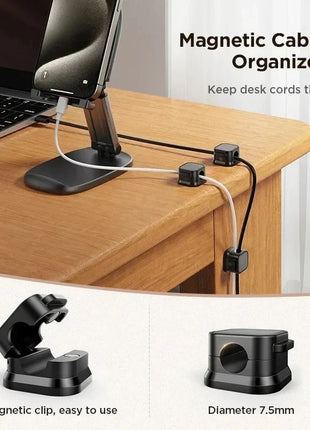 Magnetic Cable Clip Holder - one-hand magnetic clamp