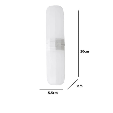 Portable Travel Toothpaste Toothbrush Protector Case — Easy-Clean D…