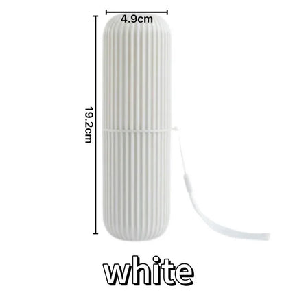 Portable Travel Toothpaste Toothbrush Protector Case — Easy-Clean D…