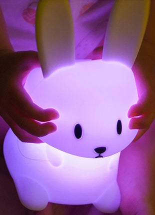 Cute Rabbit Touch Sensor LED Night Light