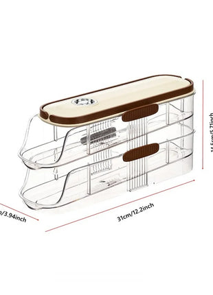 Egg Holder for Refrigerator Automatic Rolling