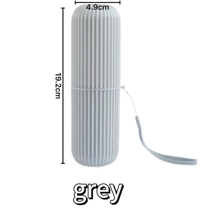 Portable Travel Toothpaste Toothbrush Protector Case — Easy-Clean D…