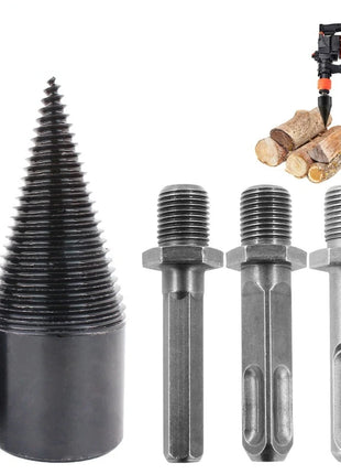 WoodCrack Pro Drill Set – Fast, Easy Firewood Splitting