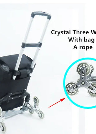 Heavy-Duty Folding Stair Climbing Trolley