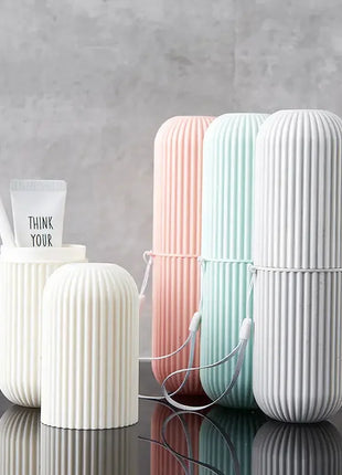Portable Travel Toothpaste Toothbrush Protector Case
