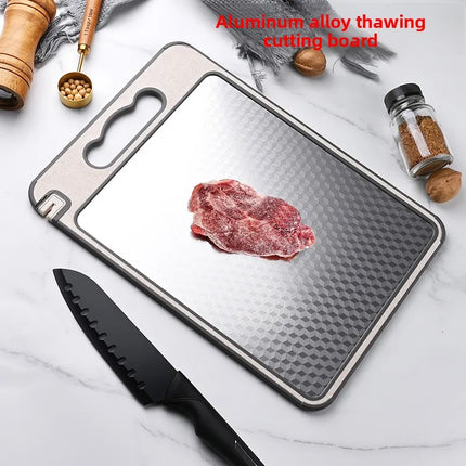 Stainless Steel Double-Sided Cutting Board