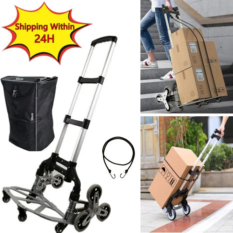 Heavy-Duty Folding Stair Climbing Trolley